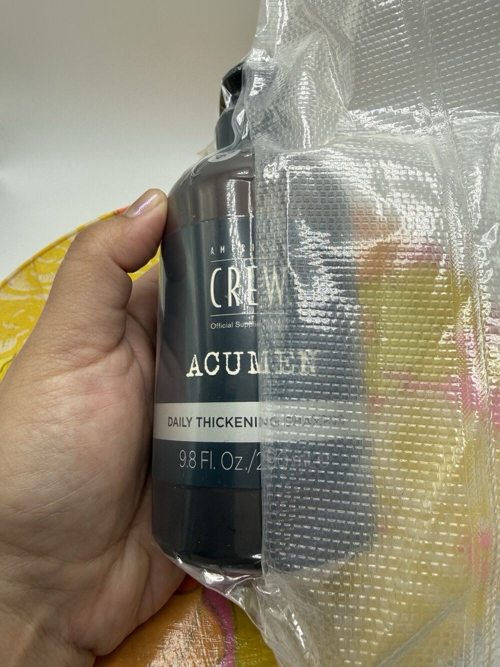 New American Crew Acumen Mens Daily Thickening Shampoo For Thinning Hair 9.8 oz